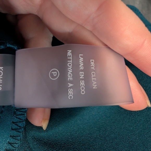 Andrew Marc Sleeveless Ruched Sheath DressColor: Cypress, Size: 14 (EUC) - Picture 8 of 16